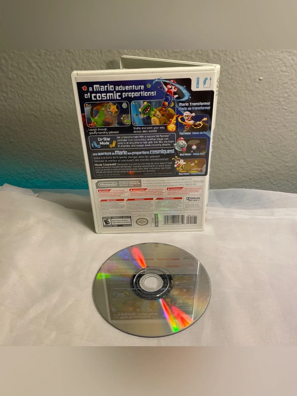Super Mario Galaxy - Nintendo Wii Nintendo Selects 2011 No Manual Tested & Works